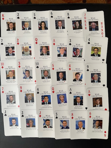 WAR CRIMINALS PLAYING CARDS