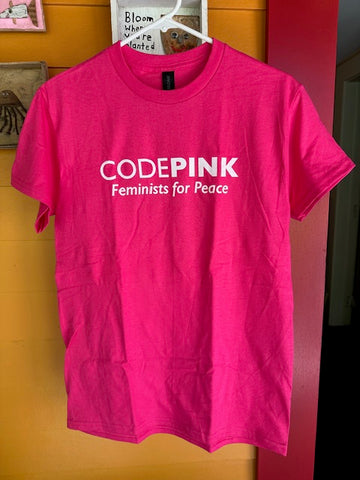 CODEPINK Feminists Stand For Peace pink shirts