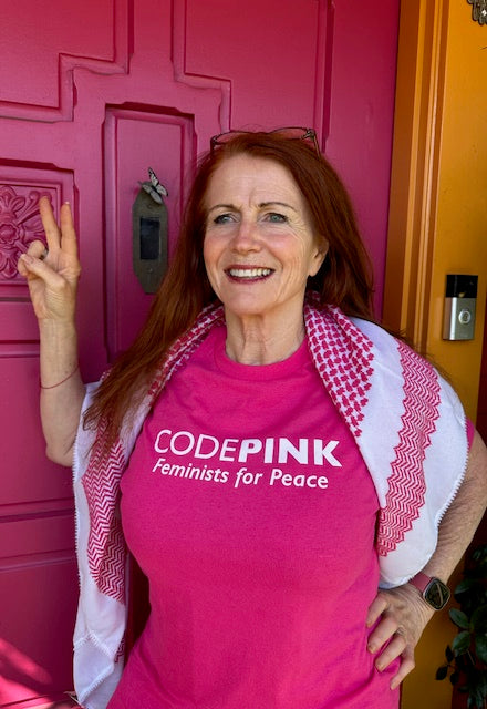 CODEPINK Feminists For Peace pink T shirts