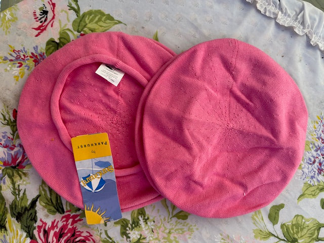 Pink Knitted Beret