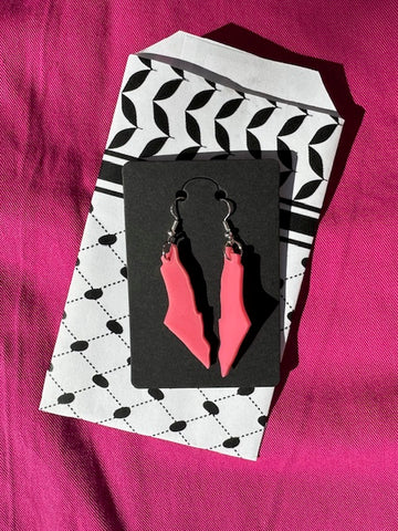 Pink Palestine Earrings