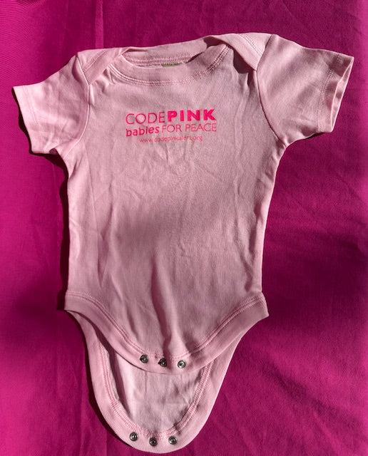 CODEPINK Babies for Peace Onesie