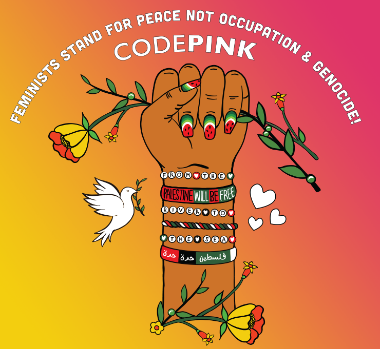 CODEPINK Feminists Stand for Peace T-shirt