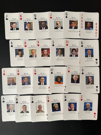 WAR CRIMINALS PLAYING CARDS