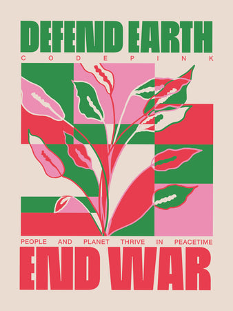 Defend Earth End War Tote Bag